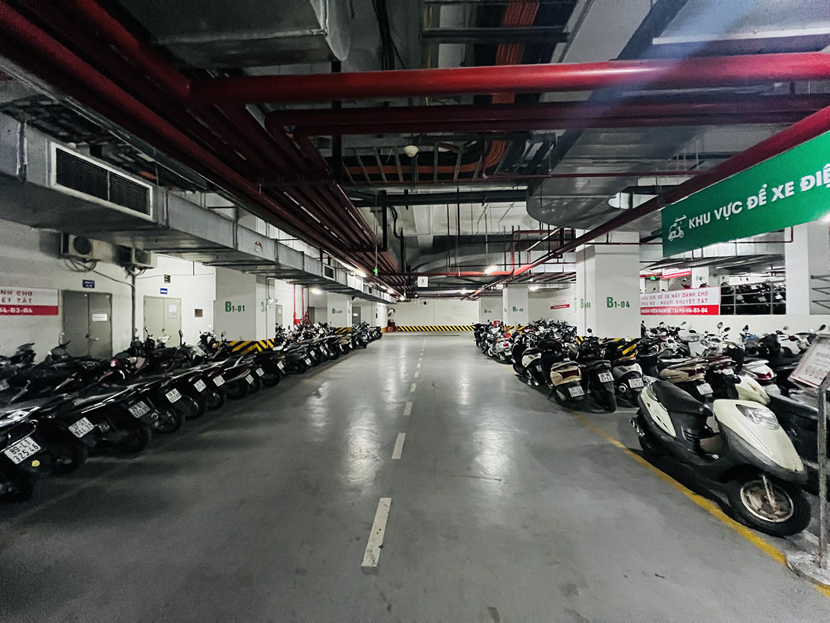 Hầm đỗ xe tòa nhà Conico Tower