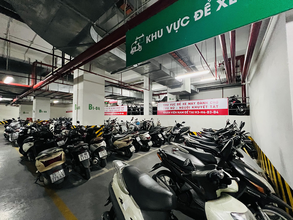 Hầm đỗ xe tòa nhà Conico Tower